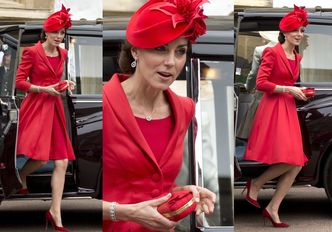 Księżna Kate pokazała się w płaszczu sprzed 5 lat (ZDJĘCIA)
