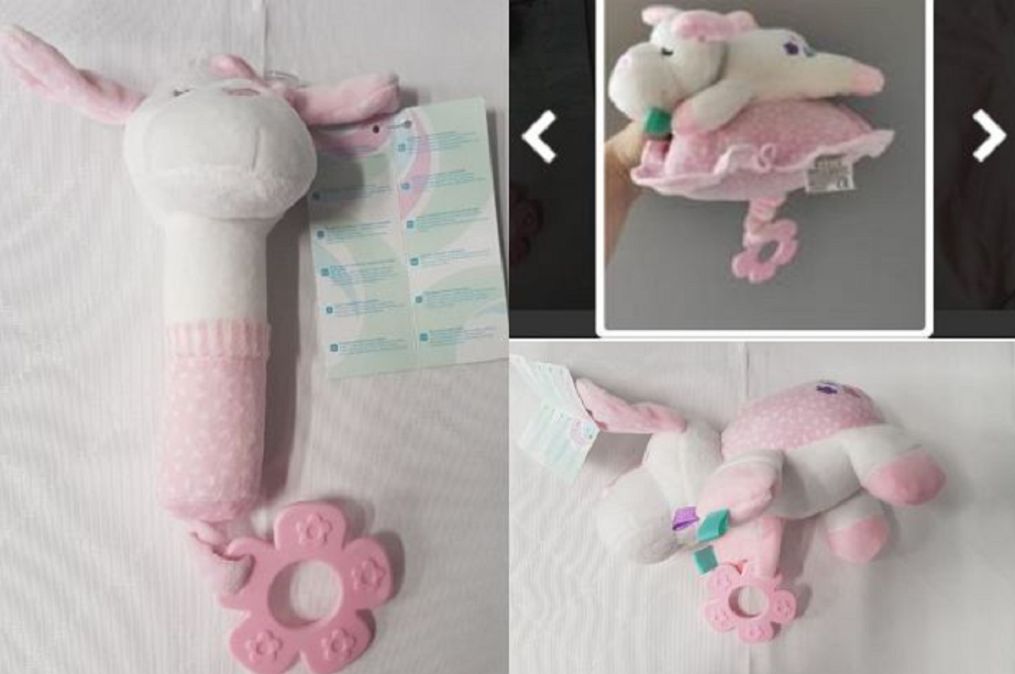 Sklep zaznacza, że gryzaki są bezpieczne (Pepco)