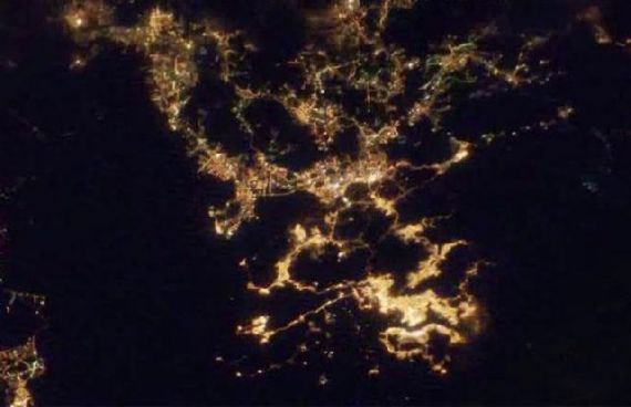 20 miast widzianych nocą z kosmosu 7