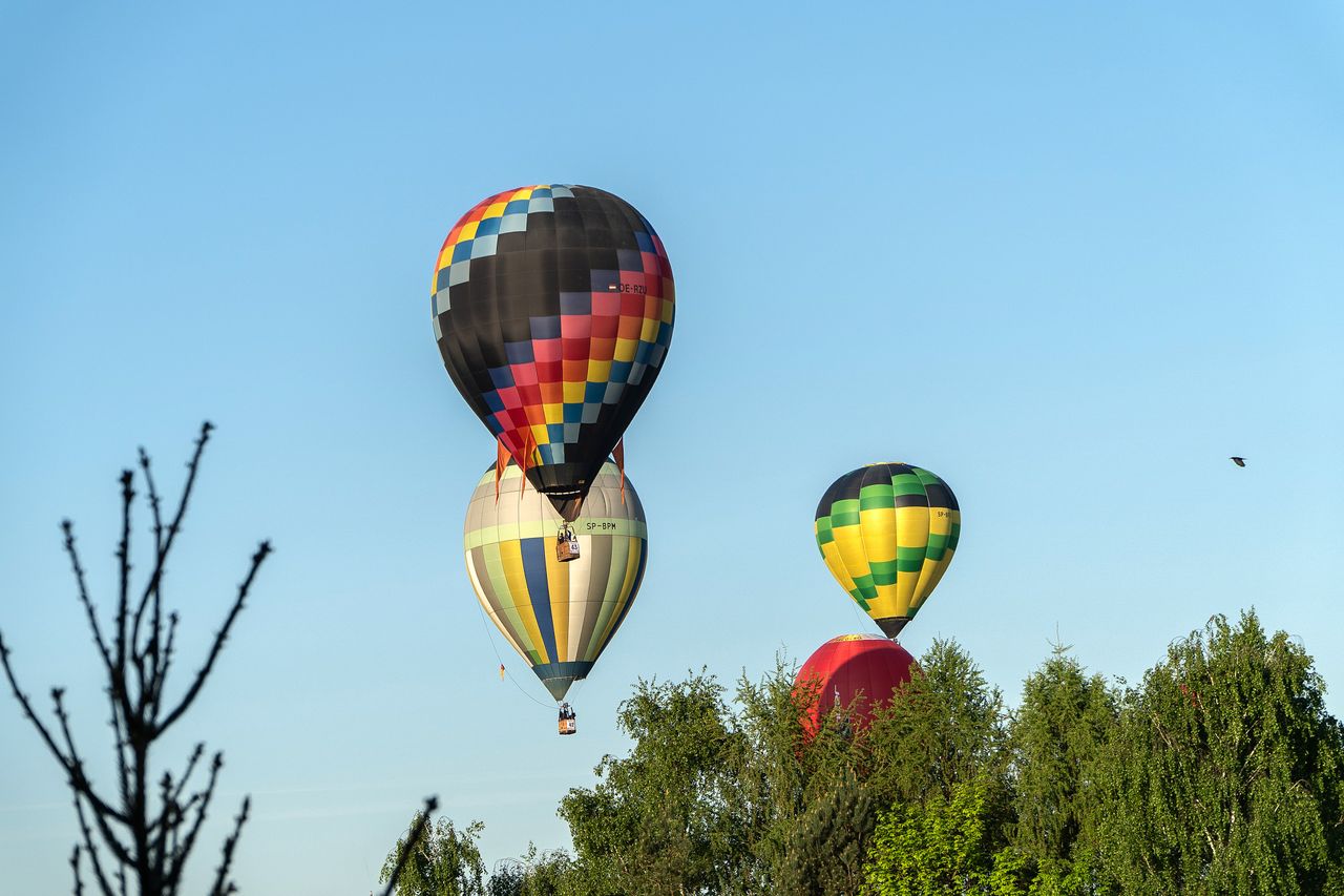 Nałęczów: Spójrz w górę. Trwają Zawody Balonowe
