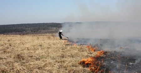 Policja apeluje o rozsądek. Pożar trawy zakończył właśnie życie człowieka
