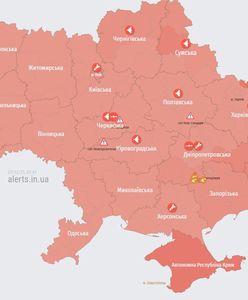 Alert w całej Ukrainie. W powietrzu drony i rakiety
