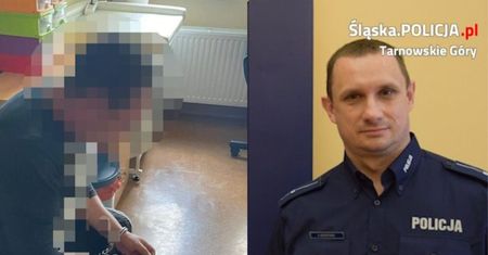 Spektakularne zatrzymanie przestępcy w autobusie. Wpadł na niego dzielnicowy