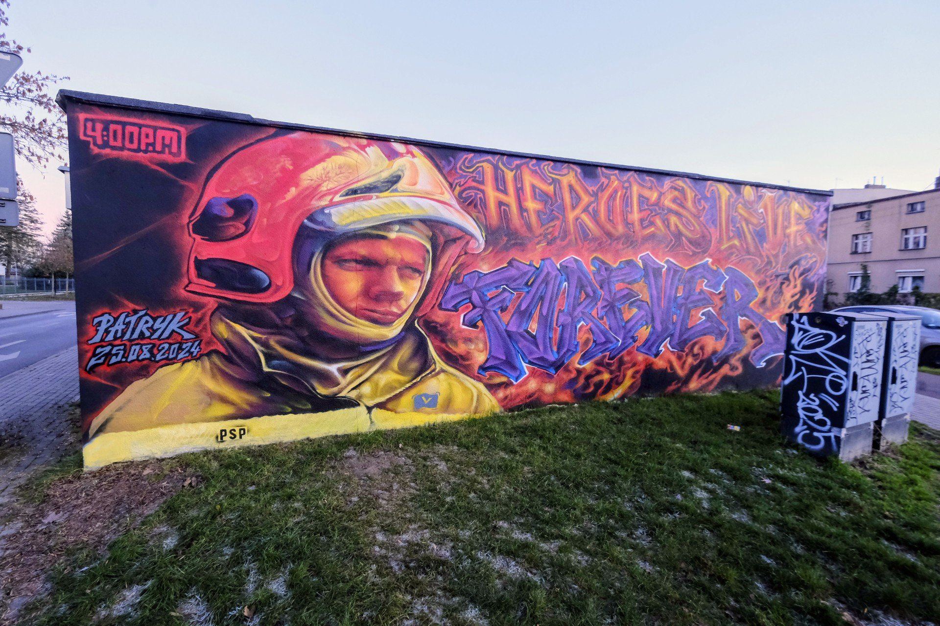 Mural na poznańskim Dębcu