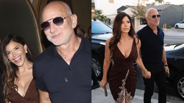 Bezos & Sanchez Date in LA - Deep Neckline Dress - News Directory 3