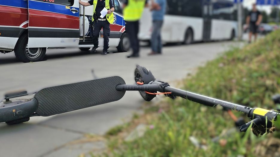 Potrącenie na Alei IX Wieków Kielc