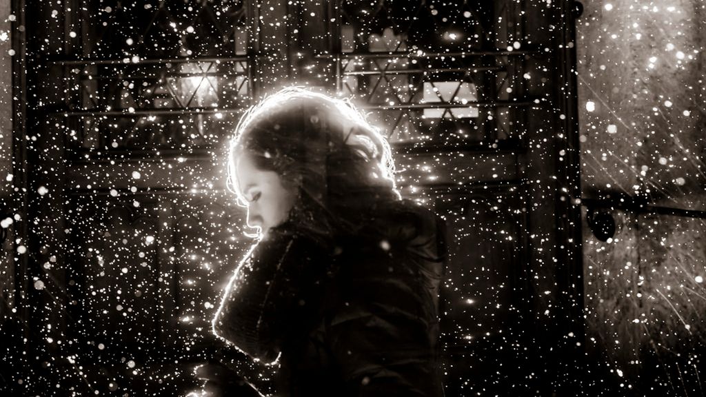 Mroźna noc w Chicago - uliczne ujęcia Satoki Nagata 1