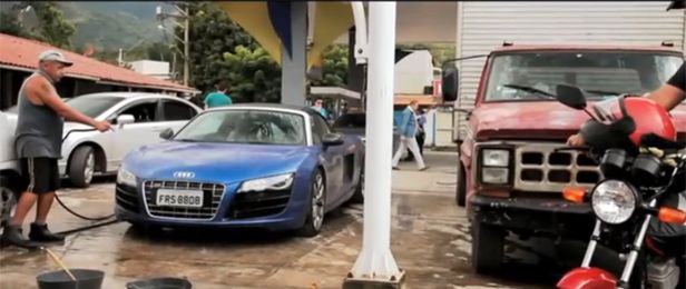 Brazylijska podróż Audi R8 Spyder [wideo]