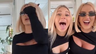 Iza Macudzińska pokazała swojego "klona" na TikToku. Córka "Królowej życia" też robi już karierę w sieci