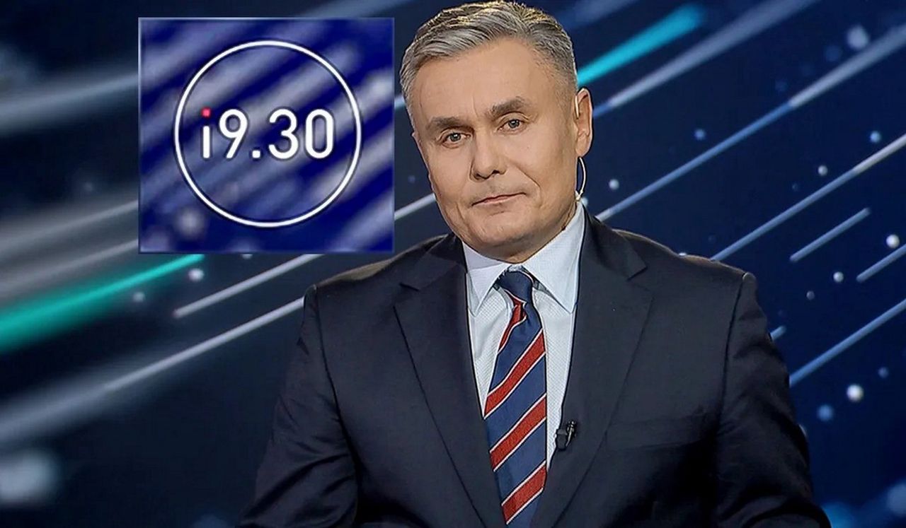 Marek Czyż to jeden z prowadzących "19:30"