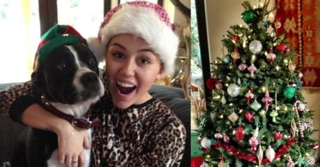 Miley Cyrus chwali się choinką...