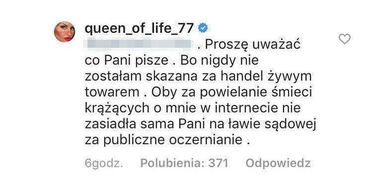 Dagmara Kaźmierska - odpowiedź na zarzuty internautki