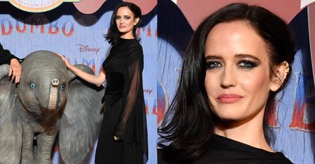 Eva Green w sukni za 23 tysiące i z ręką na słoniu