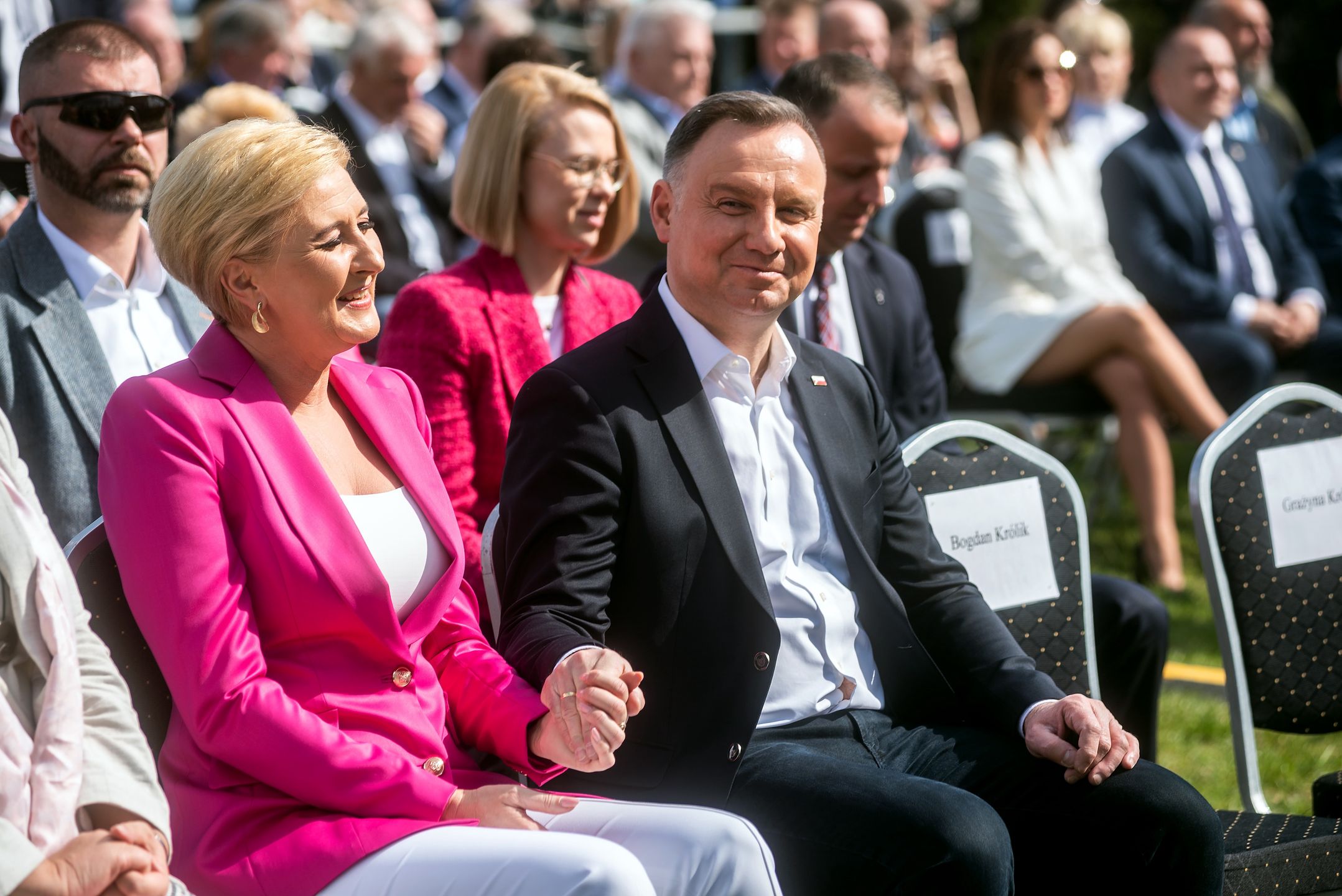 Agata Duda "chrzci" nazwaną jej imieniem odmianę tulipana