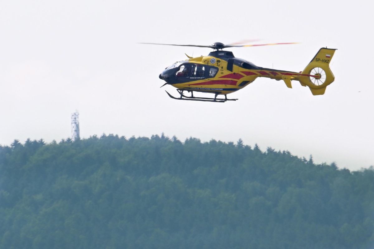 Wypadek w Biczycach Górnych. Poszkodowany pasażer "dostawczaka" 