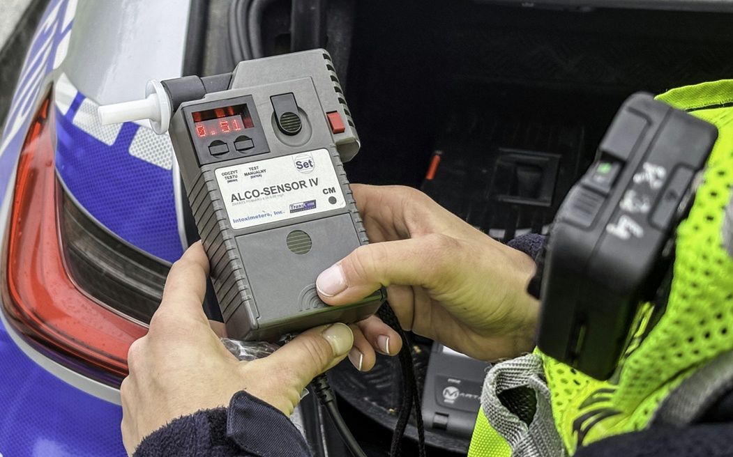 Marwice: Dmuchnął w alkomat i od razu stracił prawo jazdy