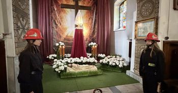 Grójec: OSP na warcie przy Grobie w kościele św. Mikołaja