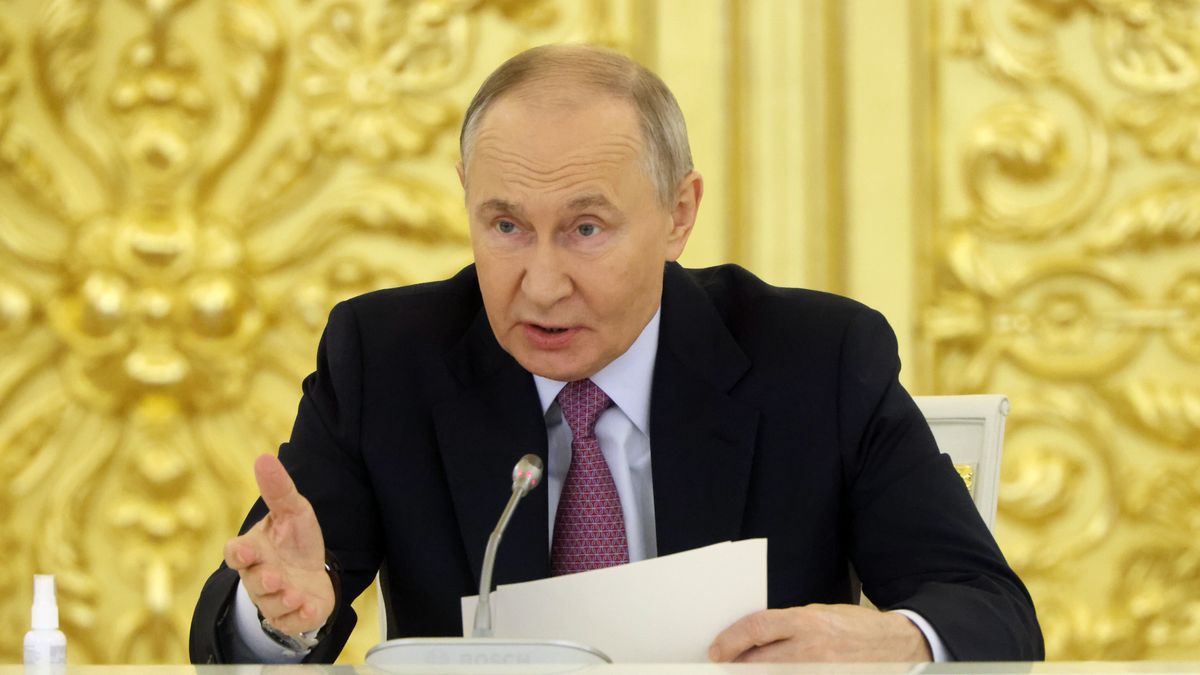 MOSCOW, RUSSIA - DECEMBER 5 (RUSSIA OUT) Russian President Vladimir Putin talks during the Council of Strategic Development and National Projects, at the Grand Kremlin Palace, December 5, 2024, in Moscow, Russia. President Putin held a meeting with participants of the State Council, ministers, governors and other top officials. (Photo by Contributor/Getty Images)
