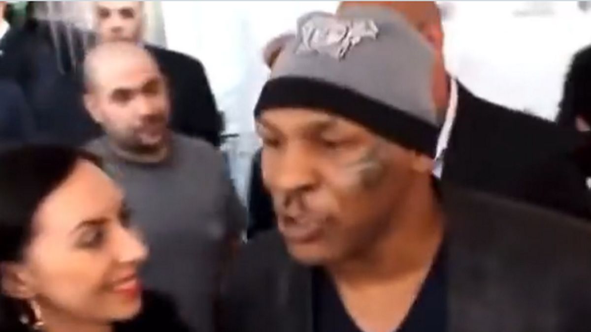 Mike Tyson nie miał zamiaru rozmawiać z rosyjskimi mediami