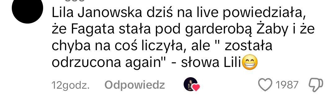 Lila Janowska reaguje na głosówki Fagaty