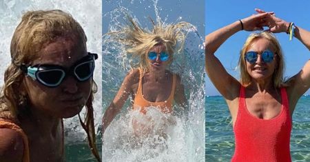 Monika Olejnik niczym syrenka Arielka wyłania się z fal Morza Śródziemnego (ZDJĘCIA)