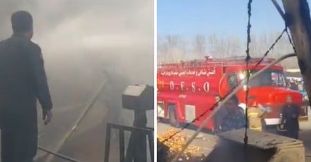 Helikopter irańskich sił powietrznych rozbił się na targu. Są ofiary