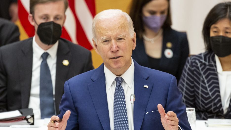 Biden: Putin eliminuje każdą szkołę i kościół. Chce zniszczyć ukraińską kulturę. EPA/Yuichi Yamazaki / POOL Dostawca: PAP/EPA.Yuichi Yamazaki / POOL