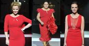 Czerwone celebrytki na wybiegu! (ZDJĘCIA)