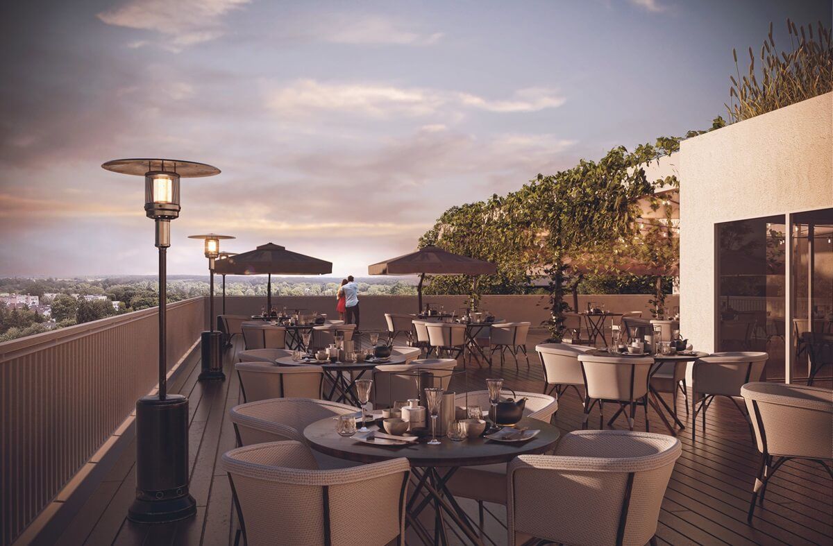 Sky bar w hotelu Arche Nałęczów