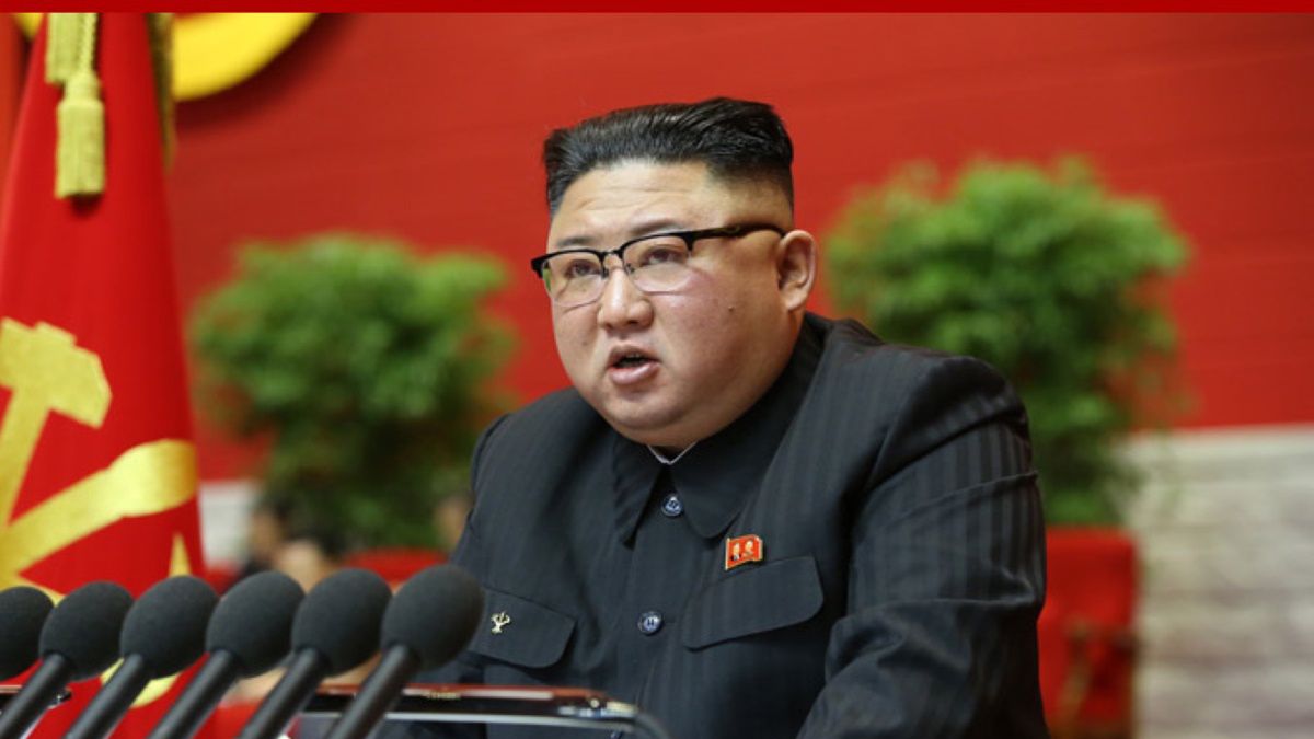 Kim Dzong Un przemawia na kongresie Partii Robotniczej 