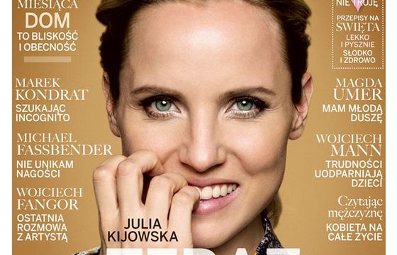 Grudniowe wydanie „Zwierciadła” z Julią Kijowską na okładce i kolędami