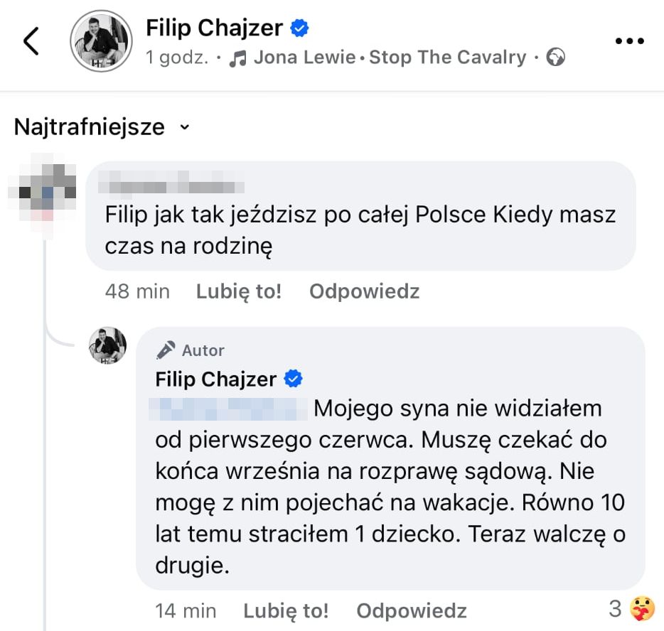 Komentarz Filipa Chajzera