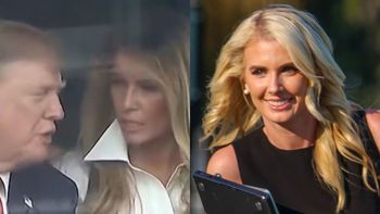 Ujawniono, co Melania Trump SZEPTAŁA do Donalda. Potem podeszła do niego Natalie Harp...