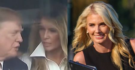 Ujawniono, co Melania Trump SZEPTAŁA do Donalda. Potem podeszła do niego Natalie Harp...
