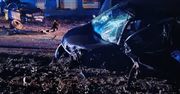 Adamowa Góra: Czołowe zderzenie dwóch aut. Sprawca był pijany