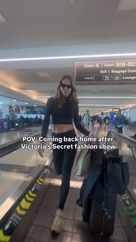 Anna Lewandowska robi show na lotnisku