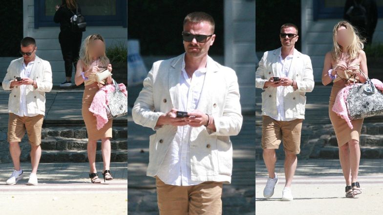 Marcin Hakiel relaksuje się w Sopocie wraz z ukochaną