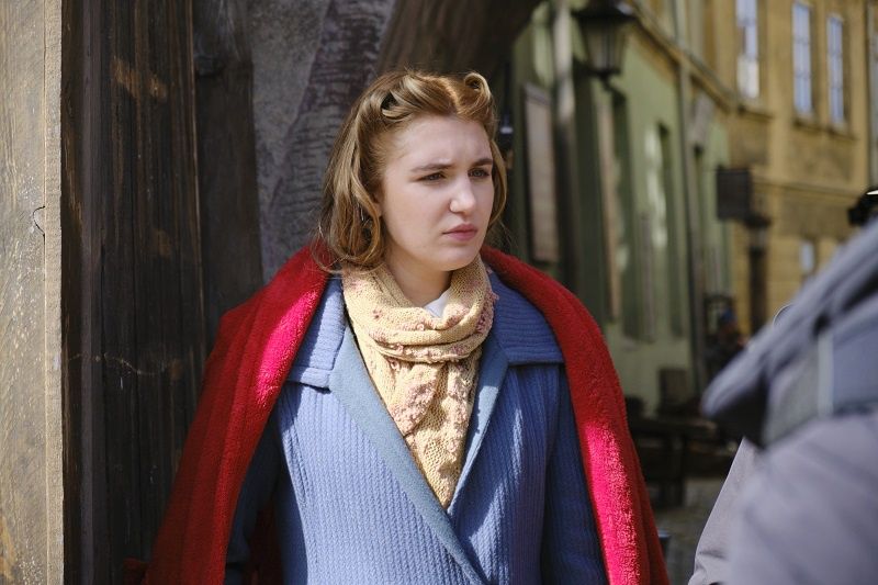 Sophie Nelisee wcieliła się w postać filmowej Ireny Gut