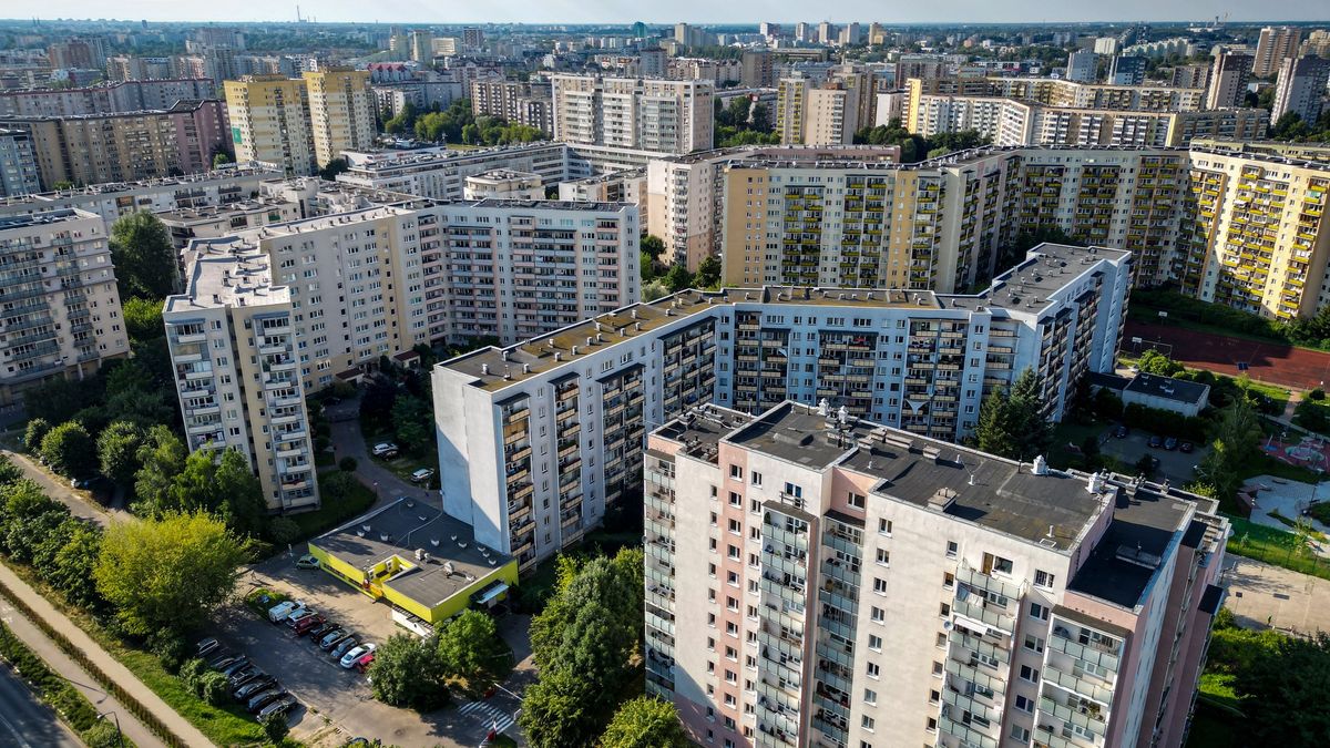 warszawa, bloki, osiedle, blok, mieszkanie, nieruchomości