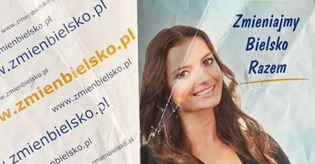 Natalia Janoszek na plakacie wyborczym. Wiadomo, której partii