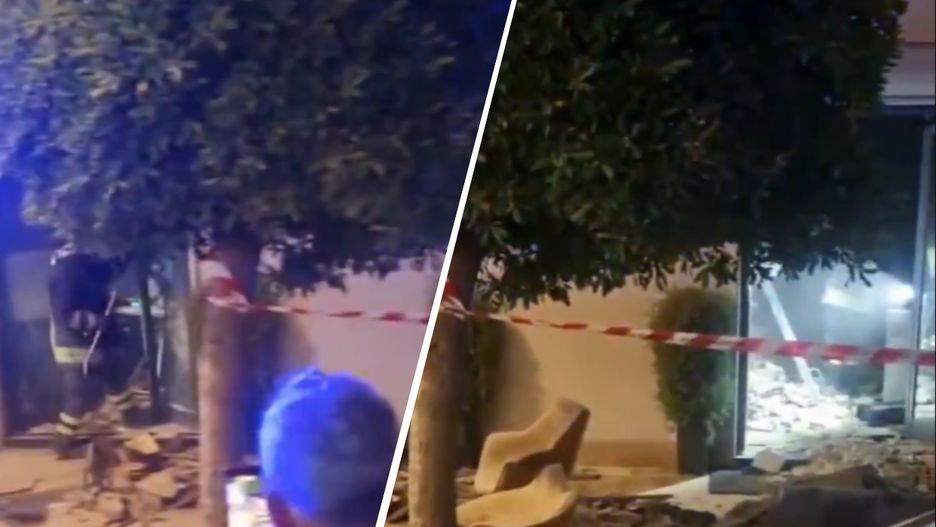 Runął dach restauracji