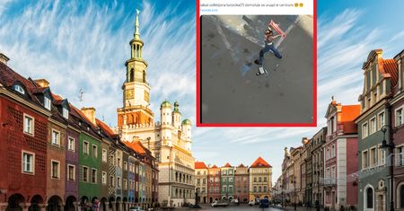 Biały dzień, centrum Poznania. Skandaliczne zachowanie kobiety