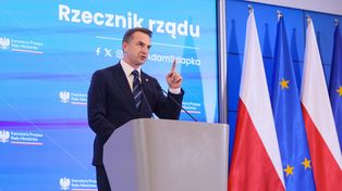 Awantura na konferencji rządu. Szłapka starł się z TV Republika