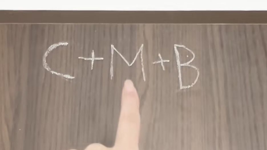Co oznacza zapis "C+M+B" na drzwiach?