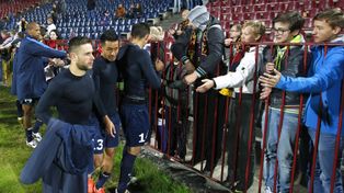 Patryk Małecki na zdjęciach z występów dla Pogoni Szczecin