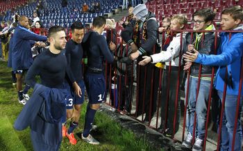 Patryk Małecki na zdjęciach z występów dla Pogoni Szczecin