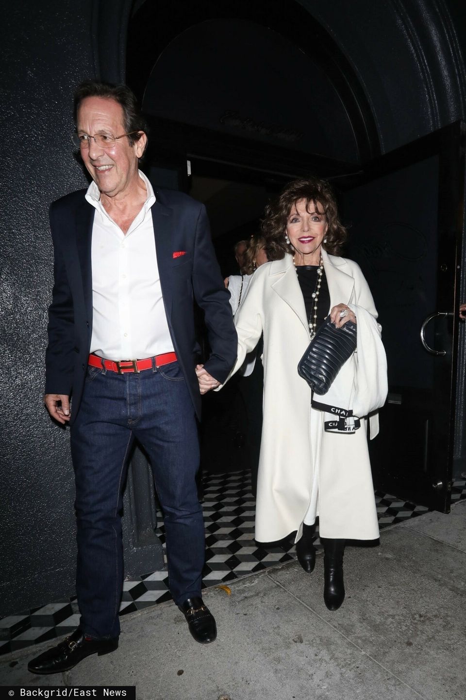 Joan Collins z mężem