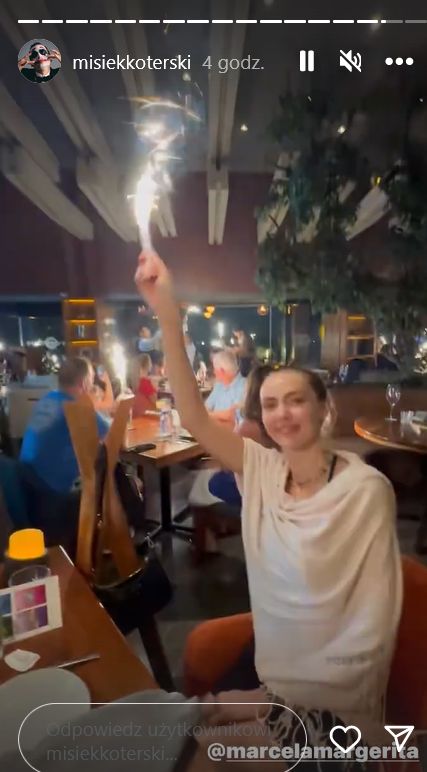 Misiek Koterski i Marcela Leszczak w podróży poślubnej
