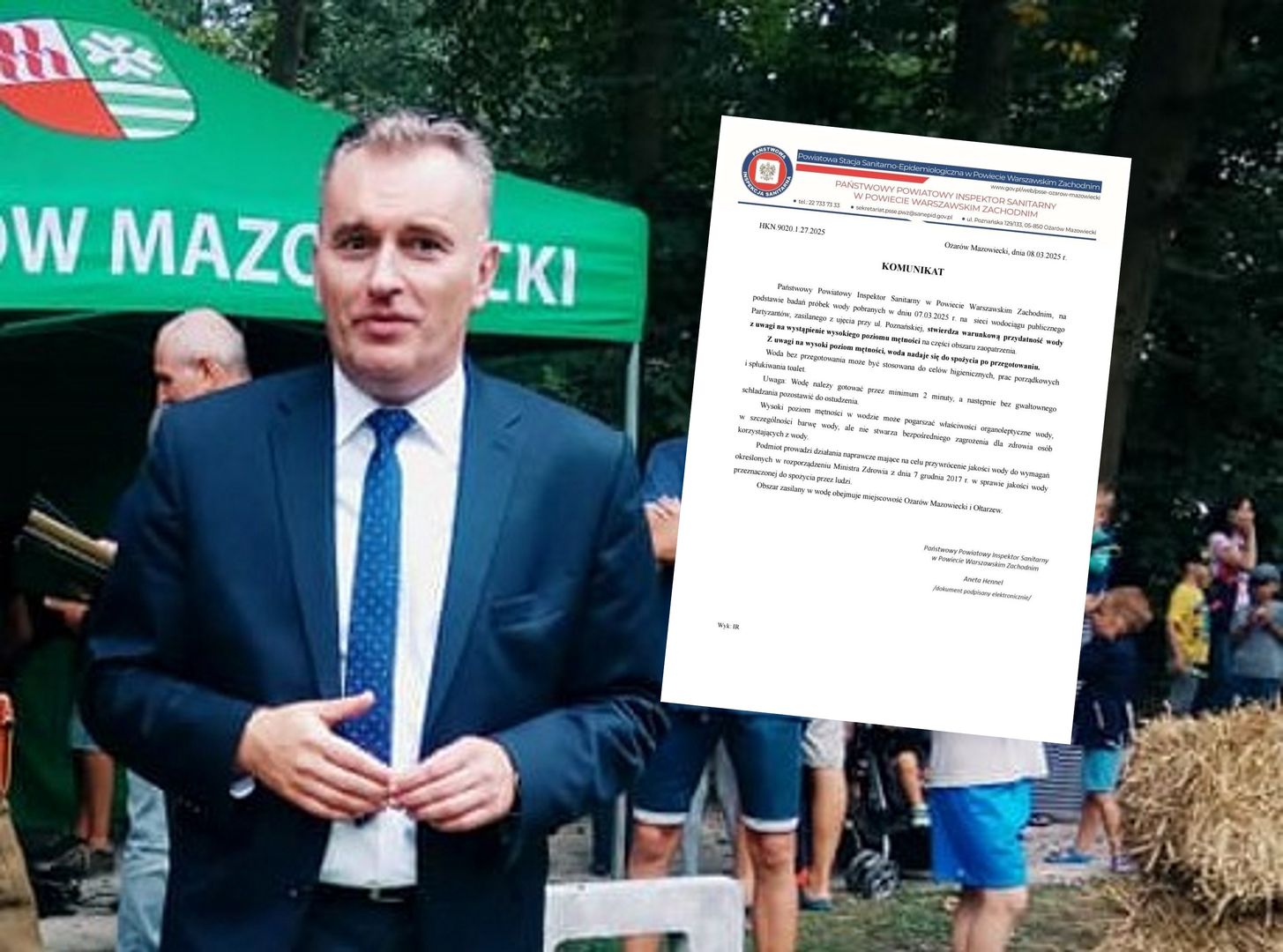 Ożarów Mazowiecki. Awaria wodociągów trwa już 4 dni. Burmistrz tłumaczy