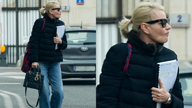 Małgorzata Kożuchowska z torebką za 28 tysięcy złotych